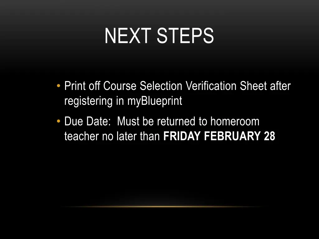 next steps 3