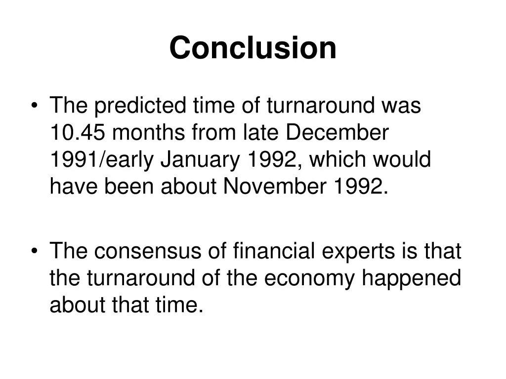 conclusion