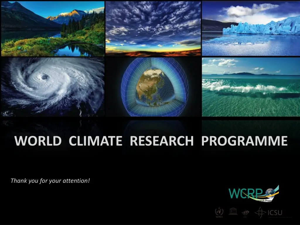 world climate research programme 1