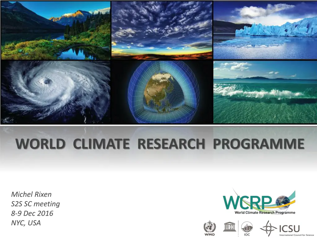 world climate research programme