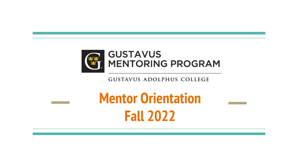 mentor orientation fall 2022