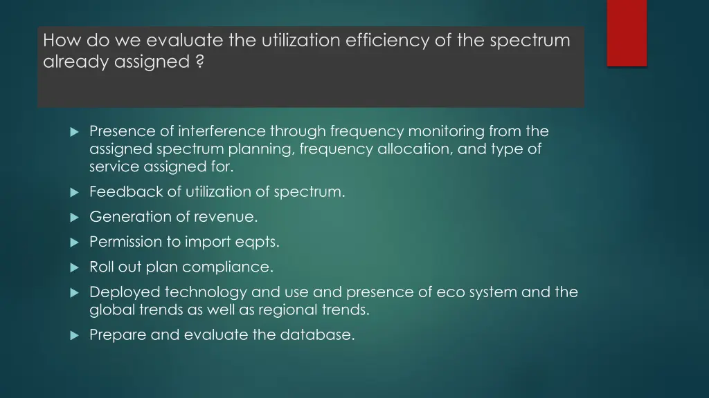 how do we evaluate the utilization efficiency