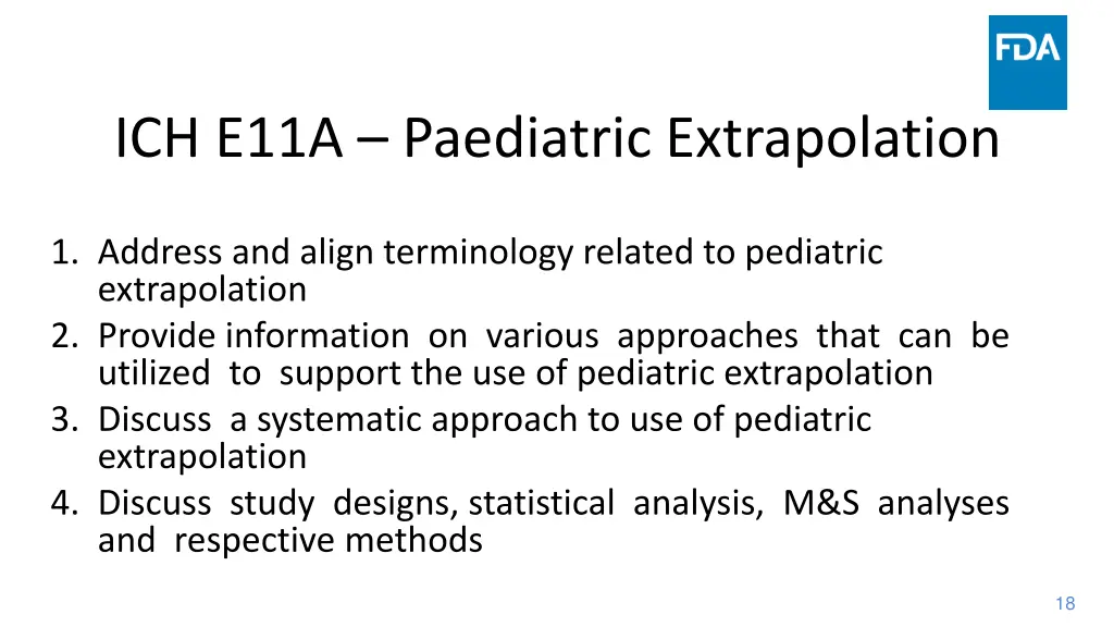 ich e11a paediatric extrapolation