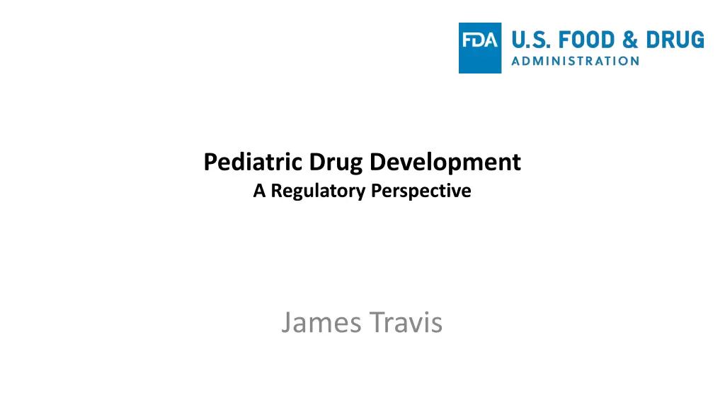 pediatric drug development a regulatory