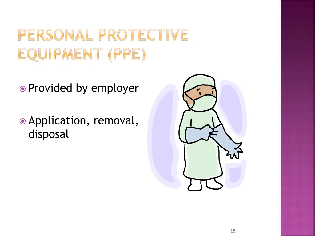 personal protective equipment ppe