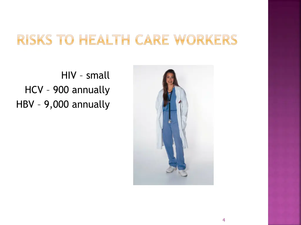 risks to health care workers