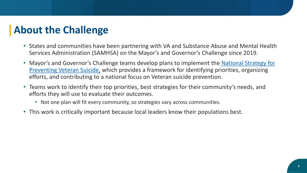 about the challenge