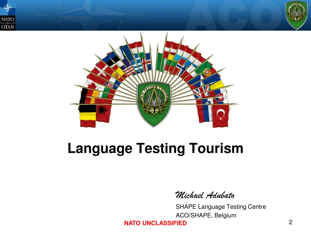 language testing tourism