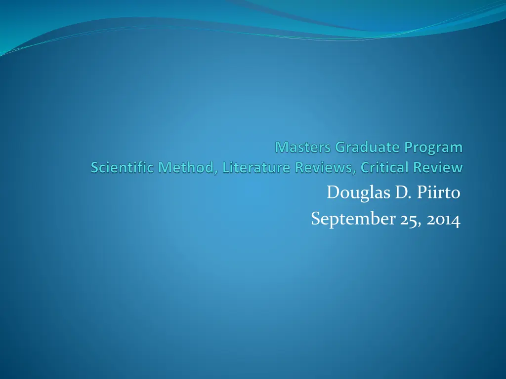 douglas d piirto september 25 2014