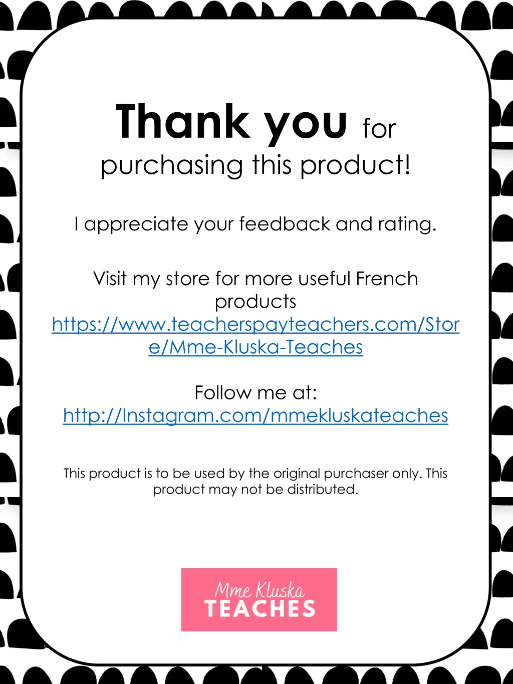 thank you for purchasing this product