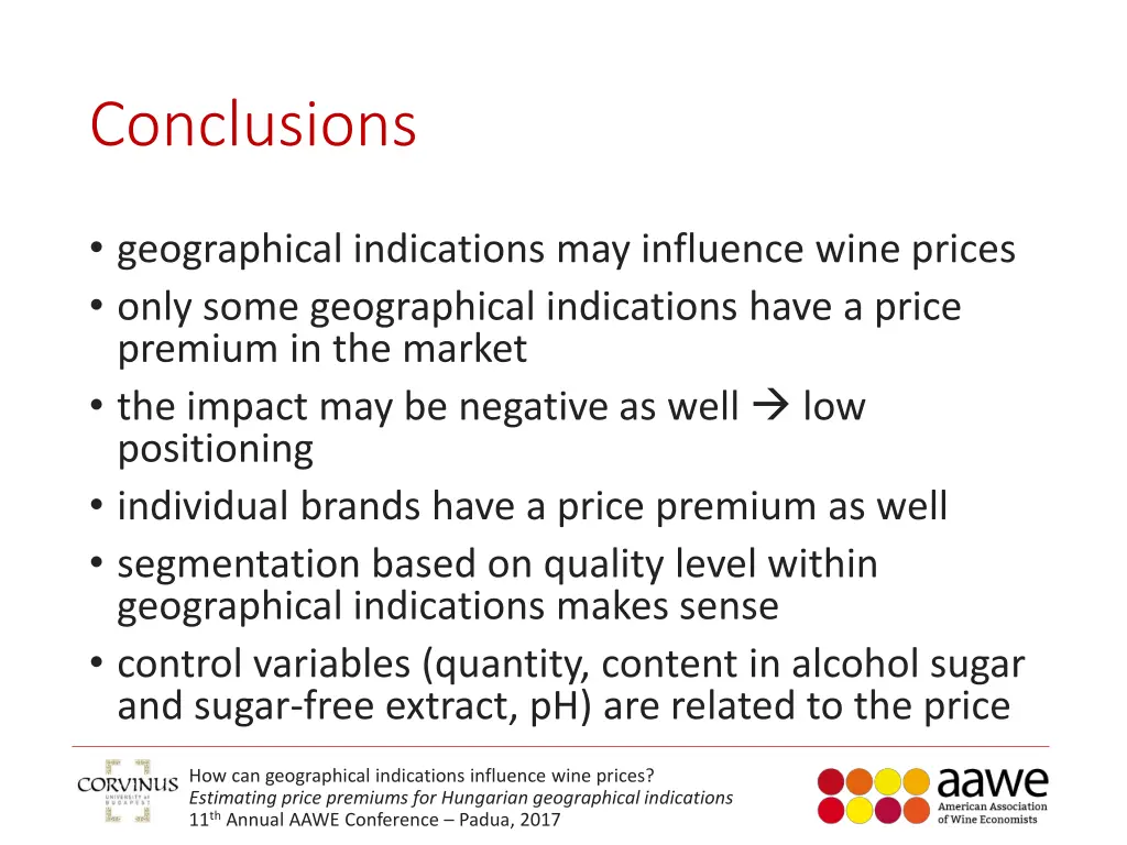conclusions