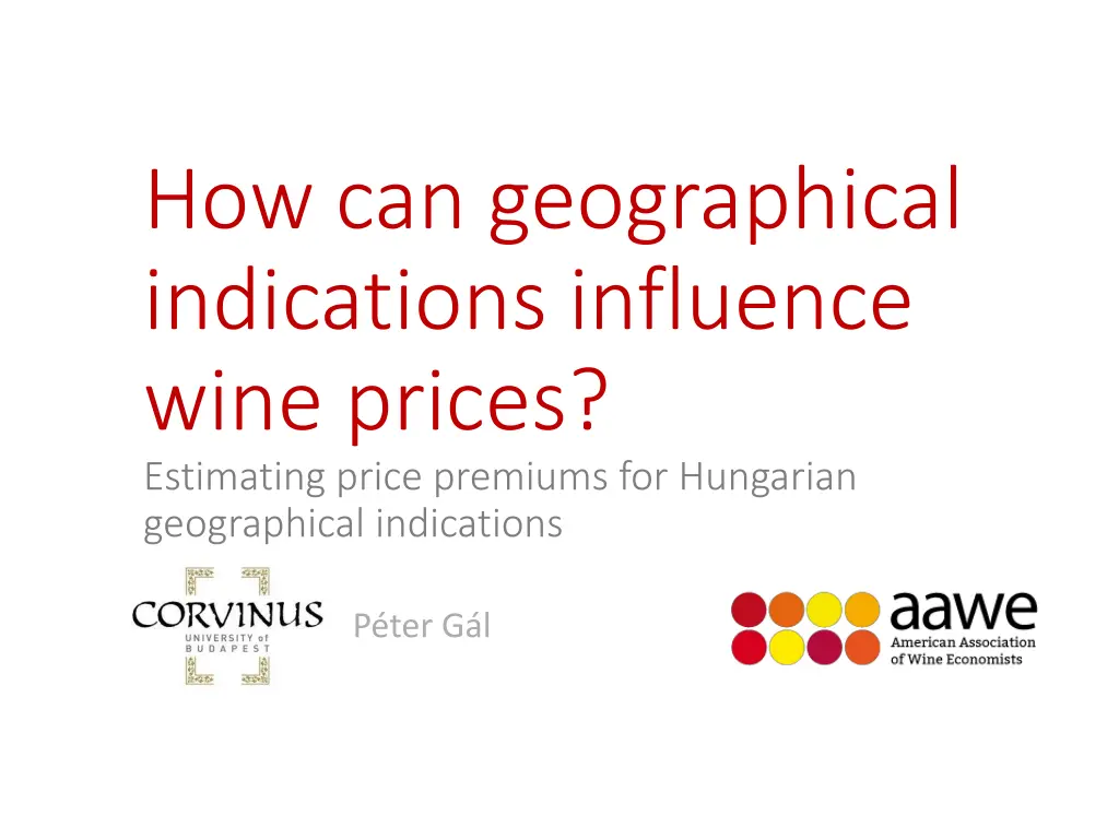 how can geographical indications influence wine