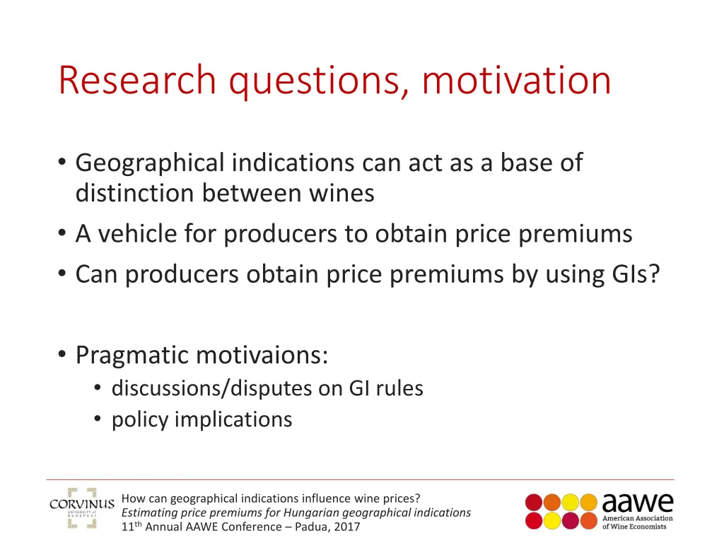 research questions motivation