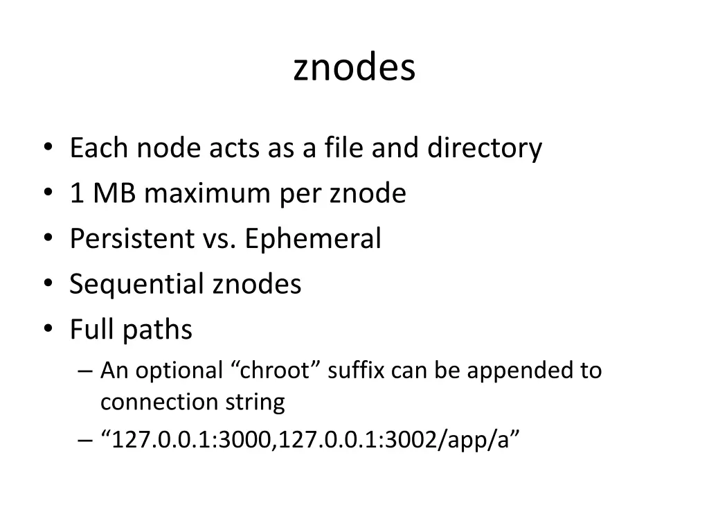 znodes 1