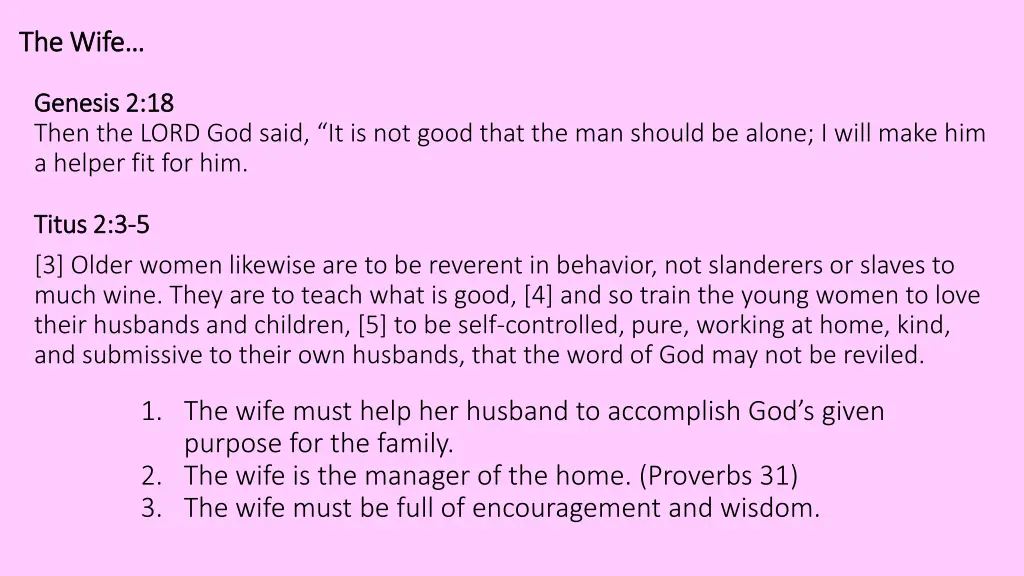 the wife the wife
