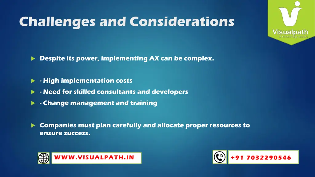 challenges and considerations