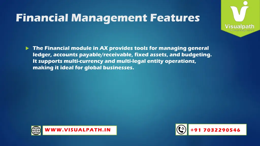 financial management features