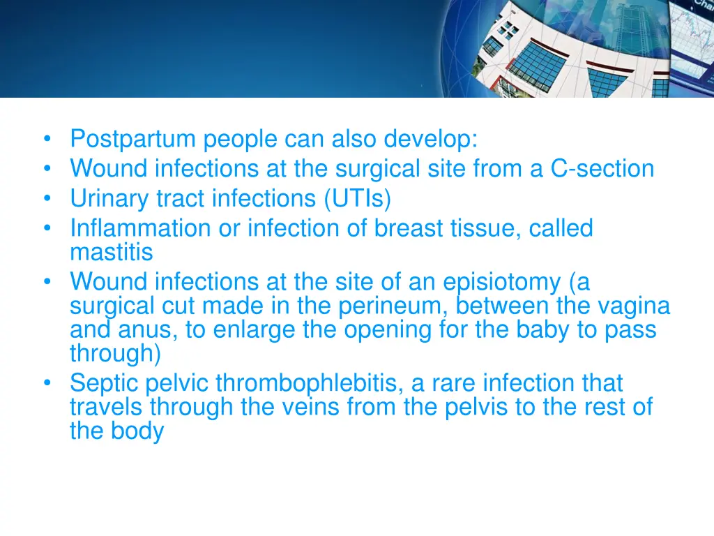 postpartum people can also develop wound