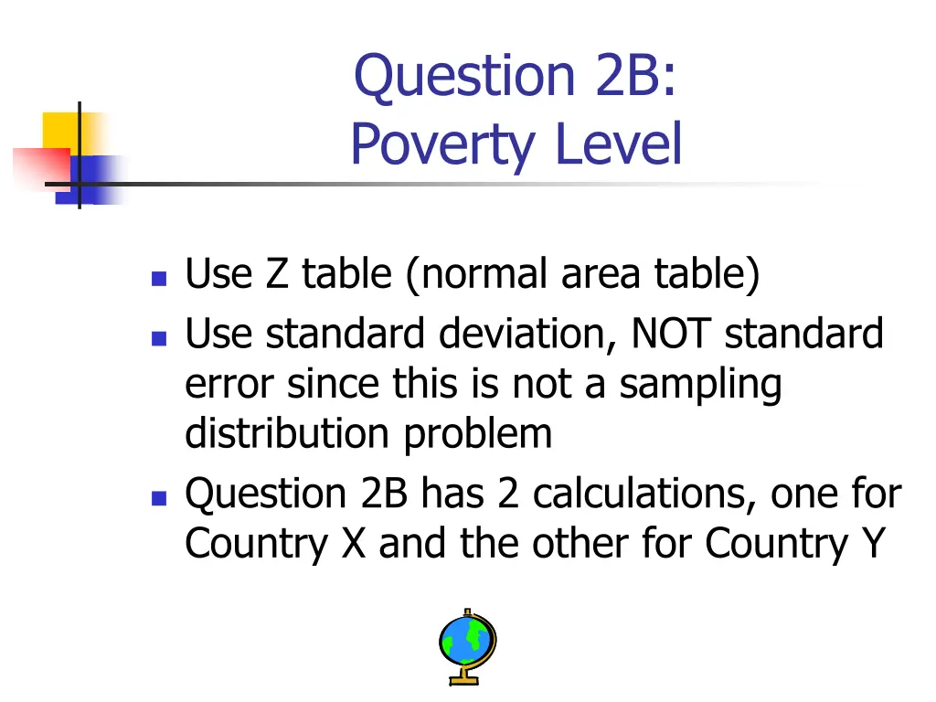 question 2b poverty level