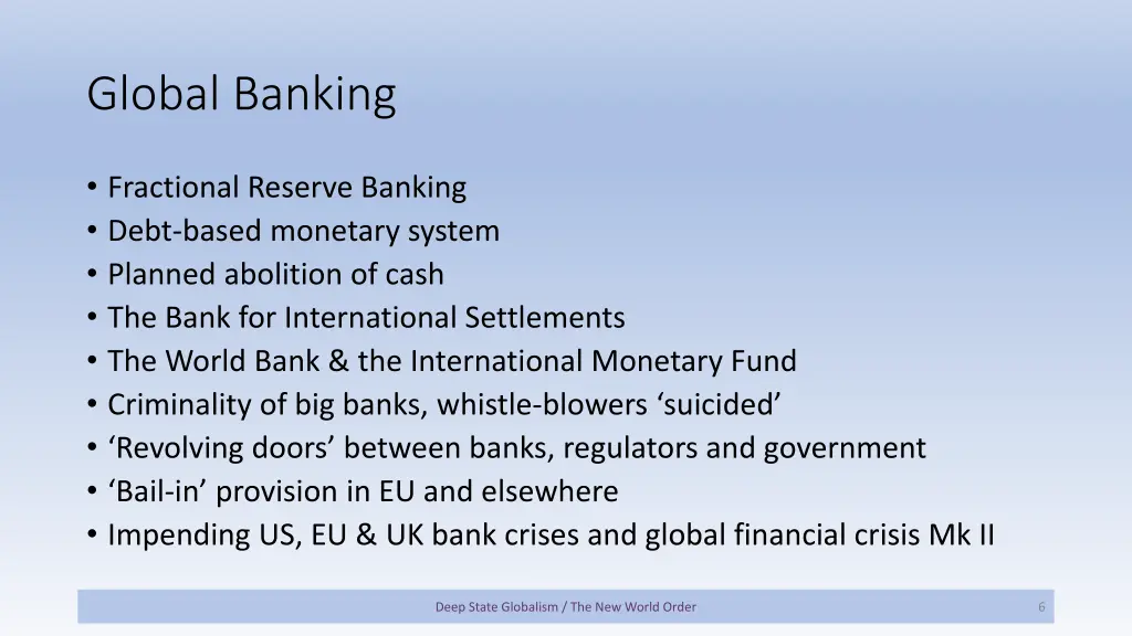global banking