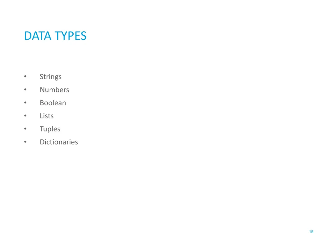 data types 1