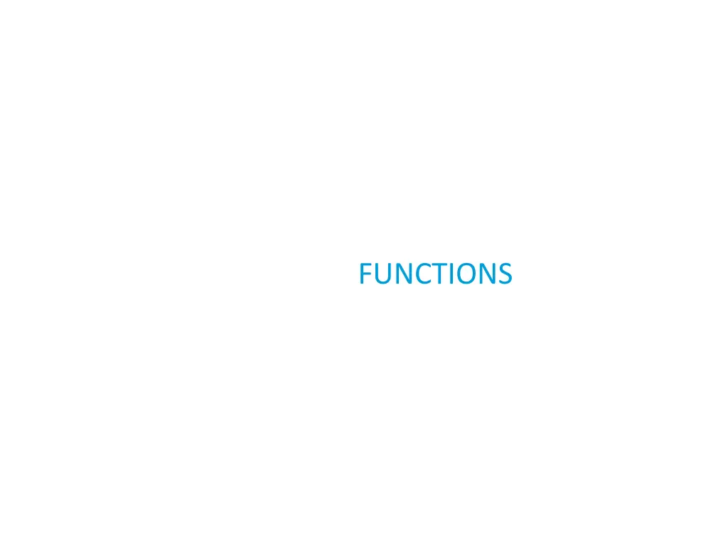 functions