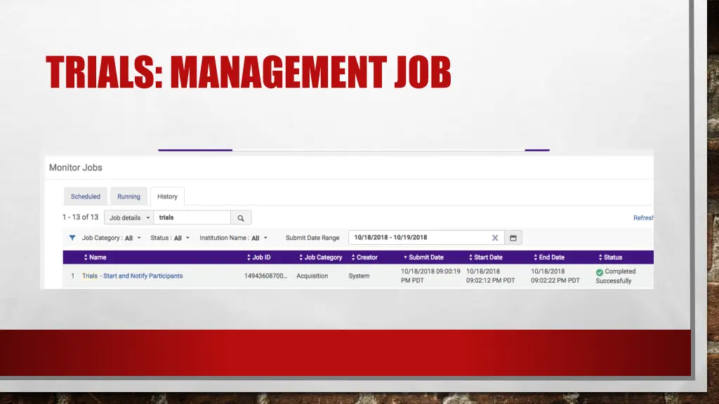 trials management job 1