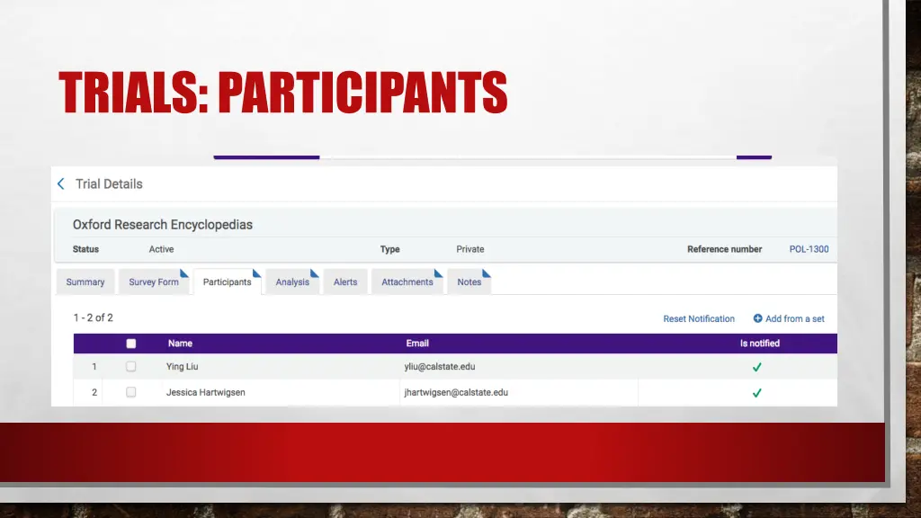 trials participants 1