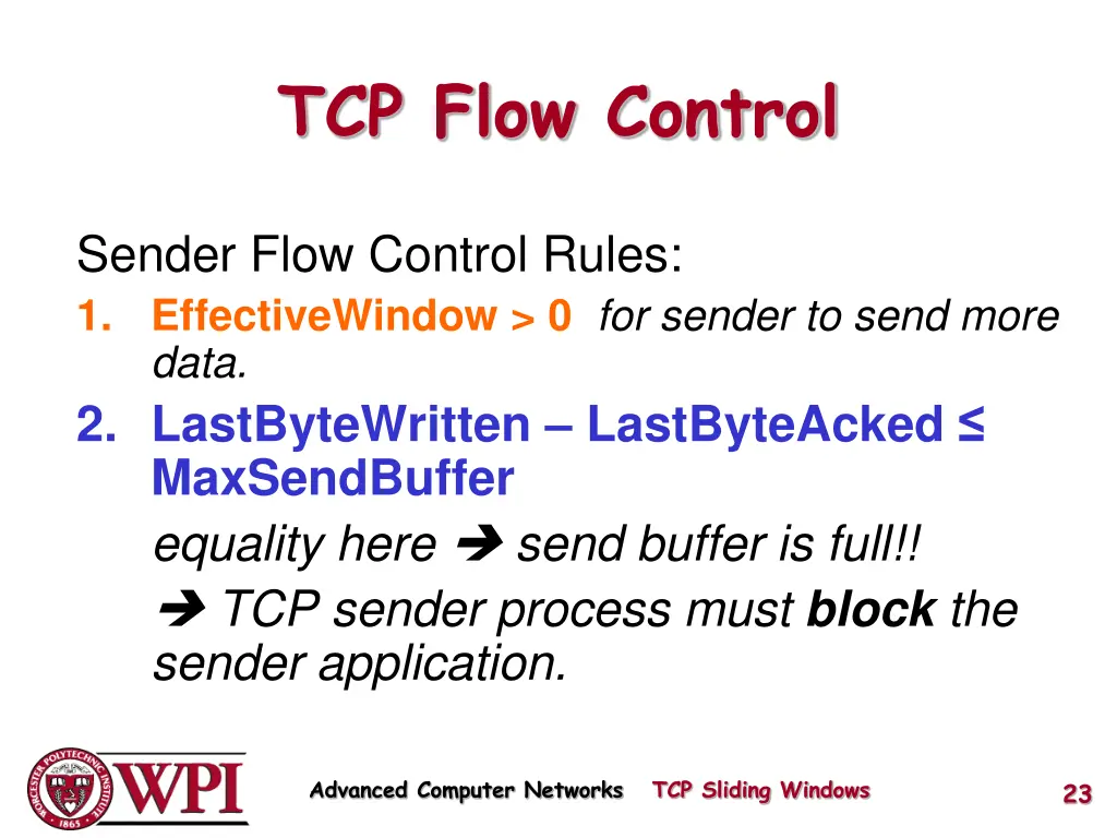 tcp flow control 4
