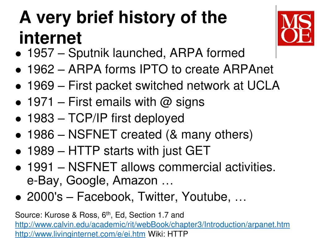 a very brief history of the internet 1957 sputnik