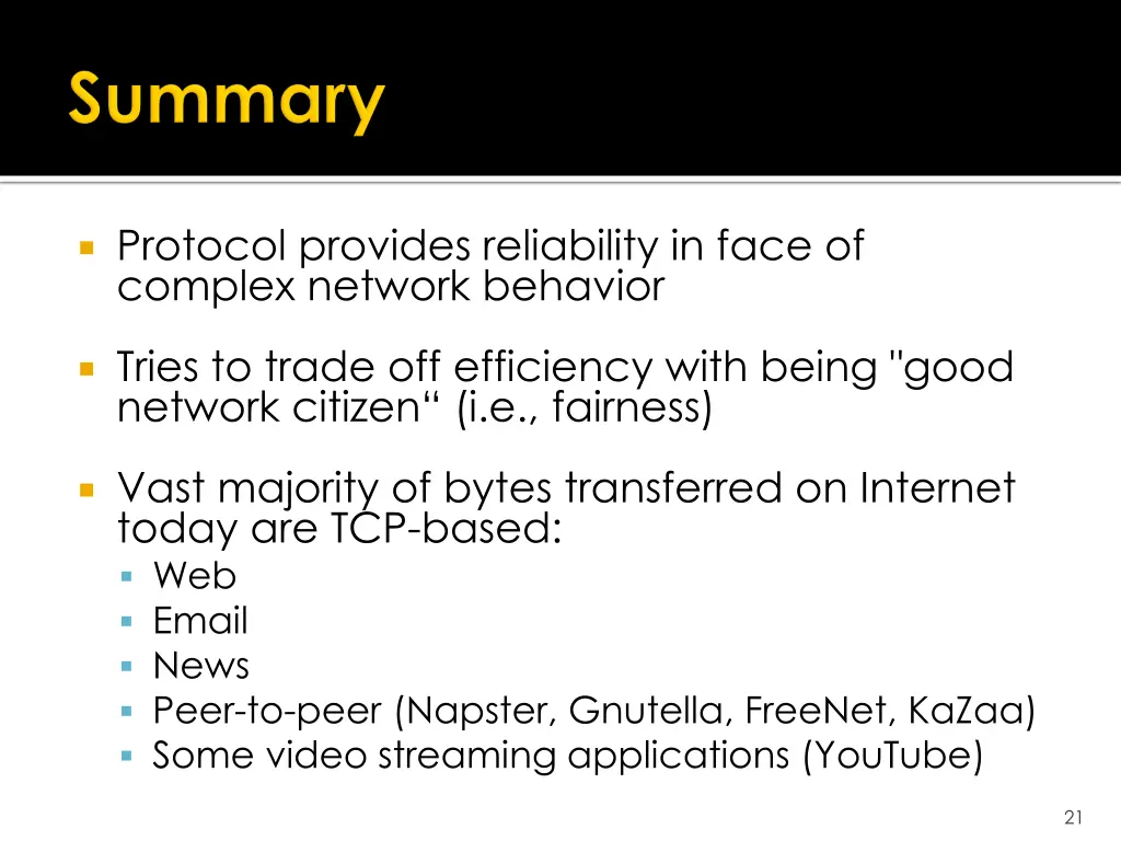 protocol provides reliability in face of complex