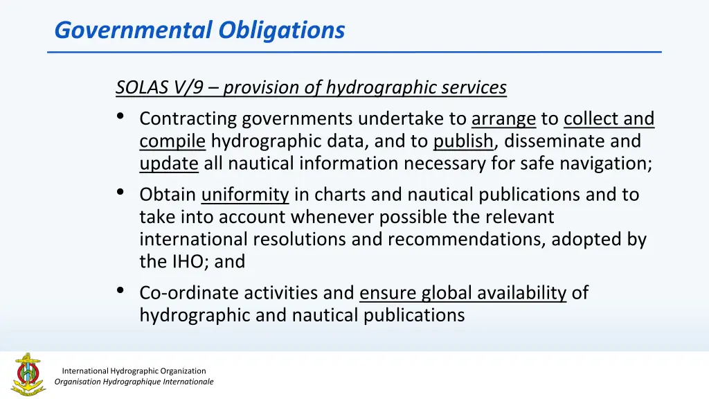 governmental obligations