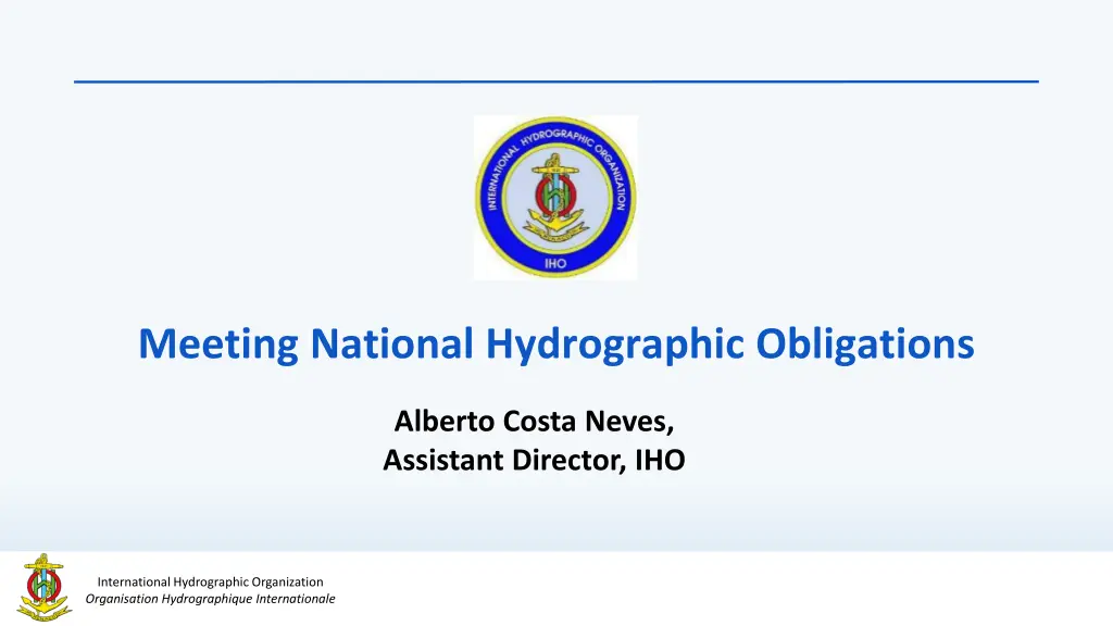 meeting national hydrographic obligations