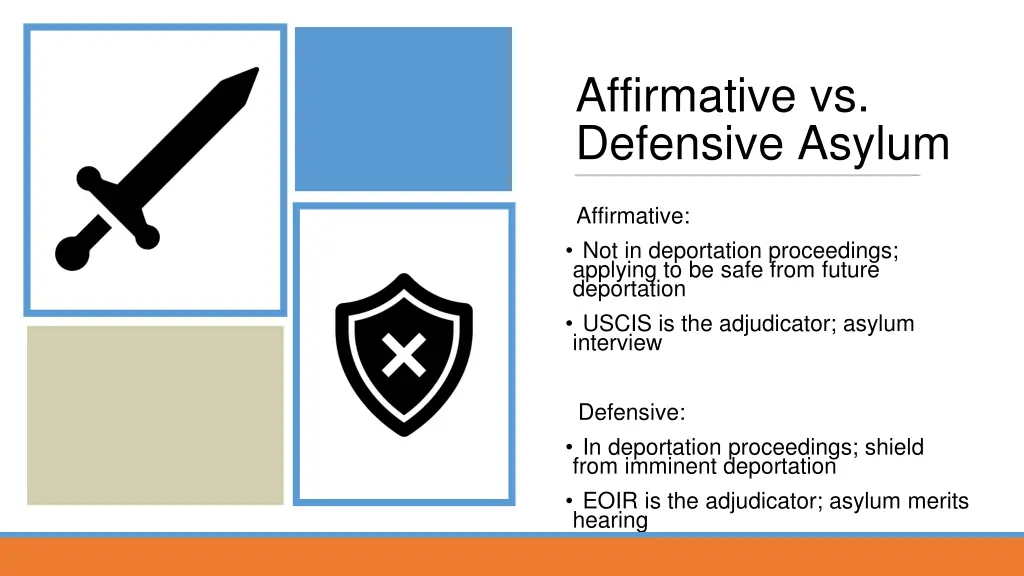 affirmative vs defensive asylum
