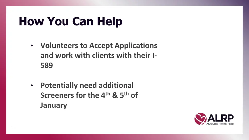 how you can help