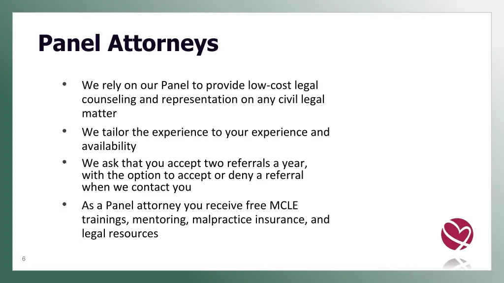panel attorneys