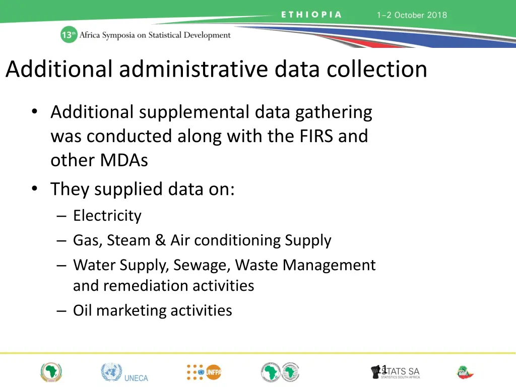 additional administrative data collection