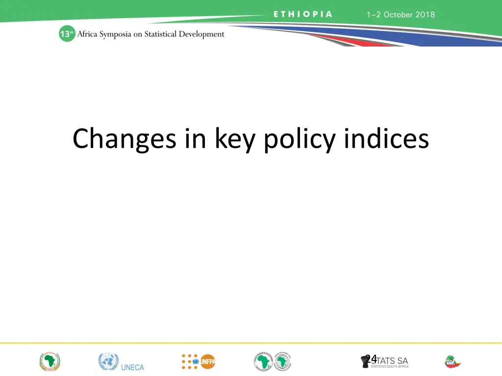 changes in key policy indices