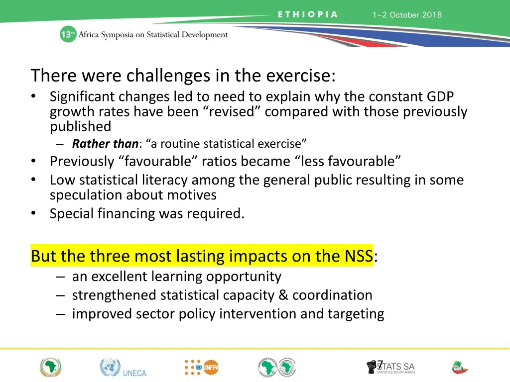 there were challenges in the exercise significant