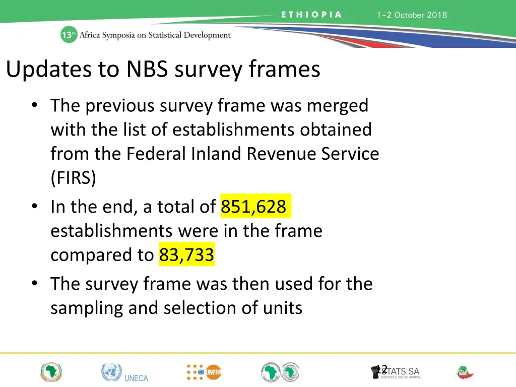 updates to nbs survey frames