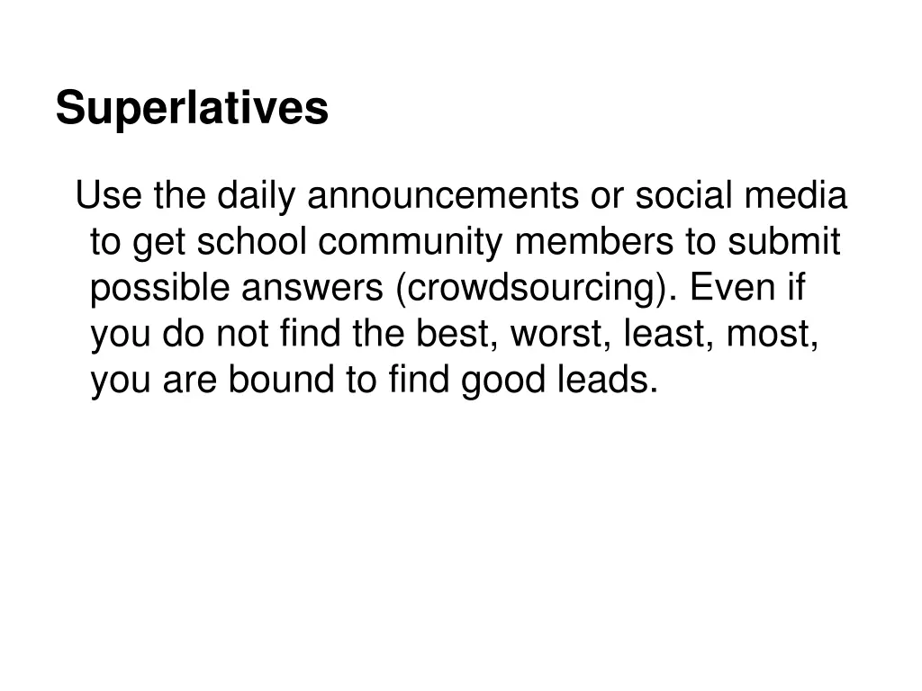 superlatives 3
