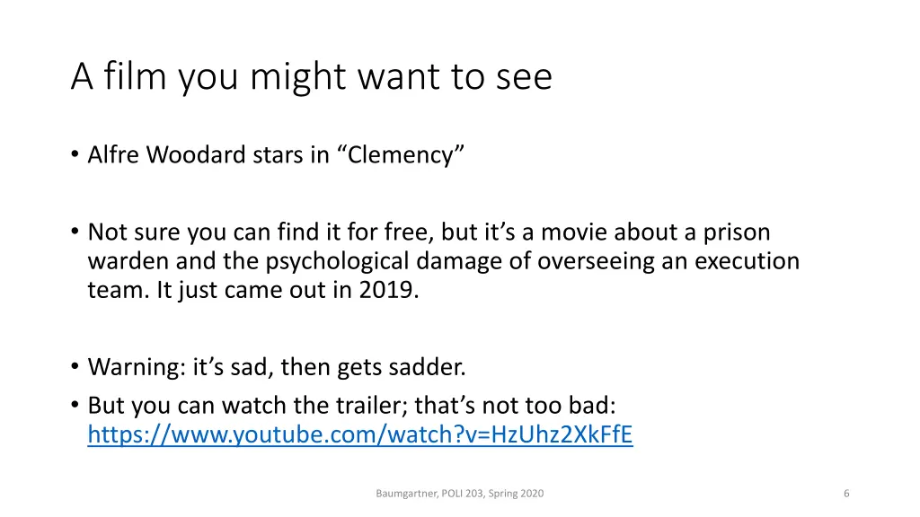a film you might want to see