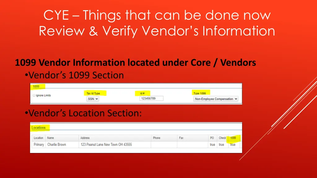 cye things that can be done now review verify