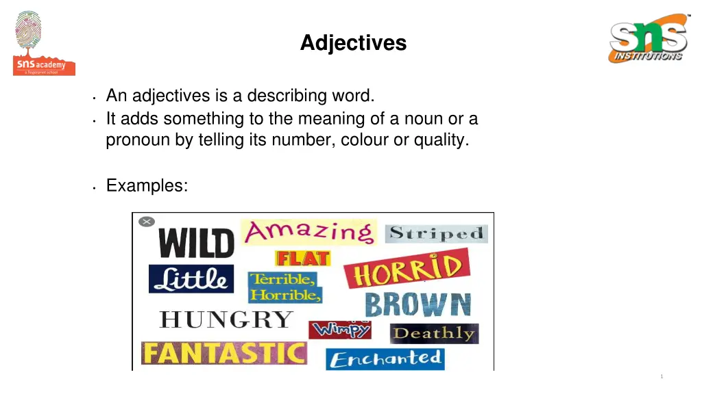 adjectives