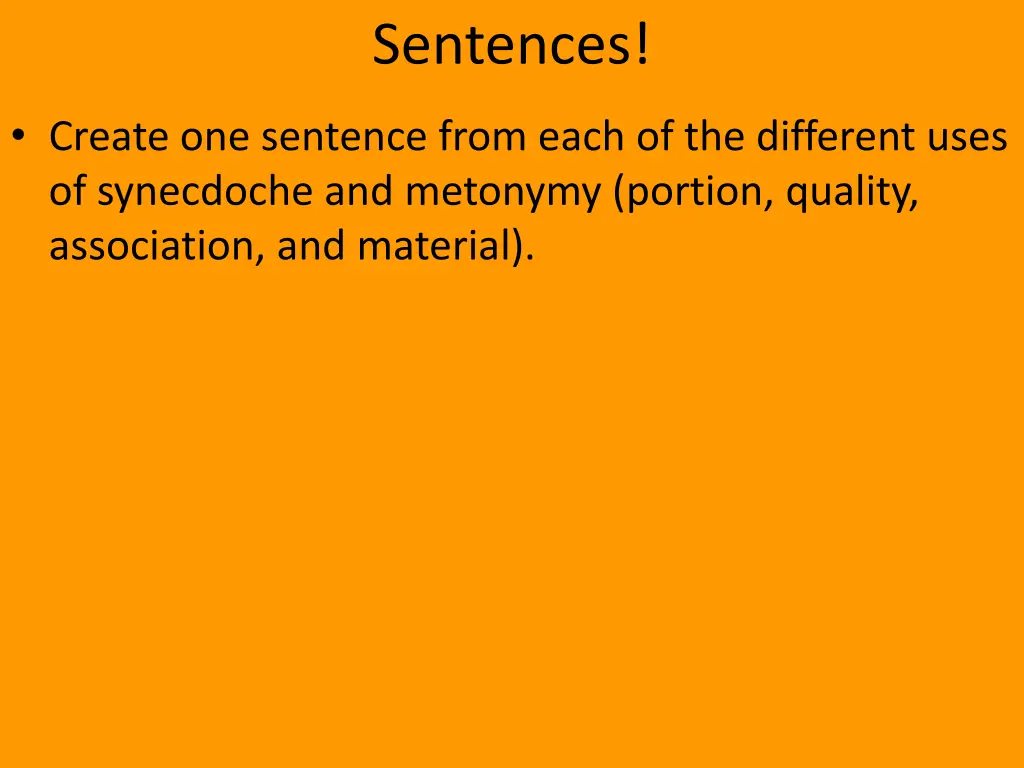 sentences