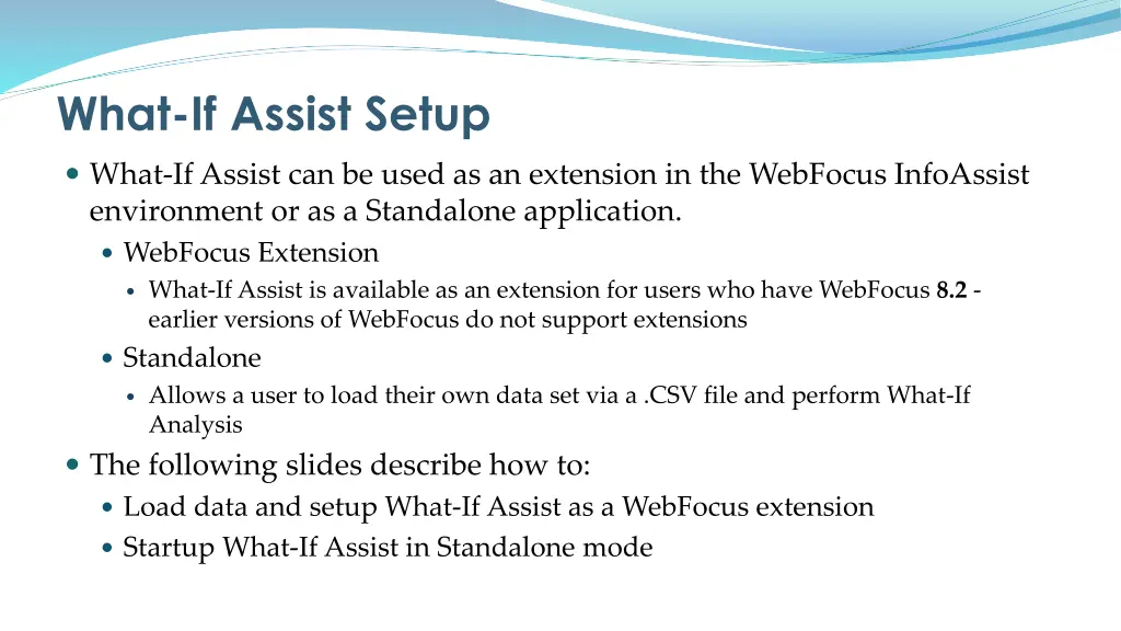 what if assist setup