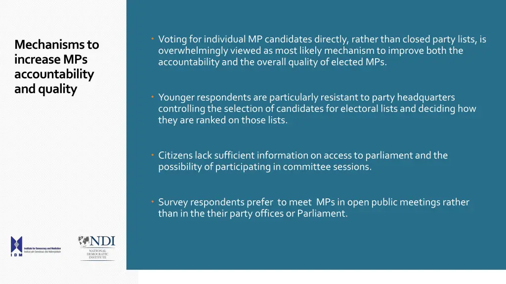 voting for individual mp candidates directly