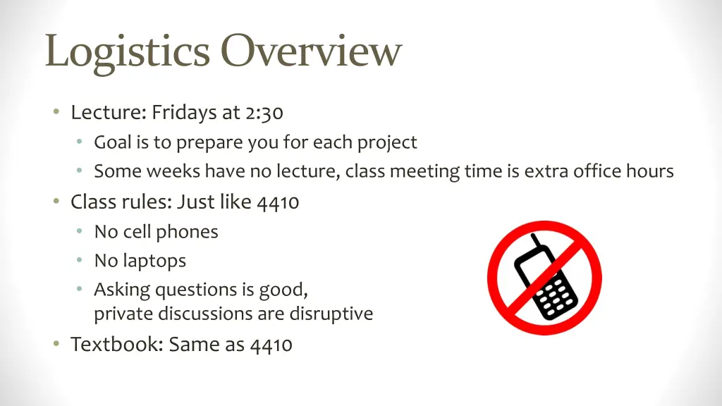 logistics overview