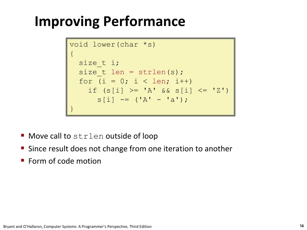 improving performance