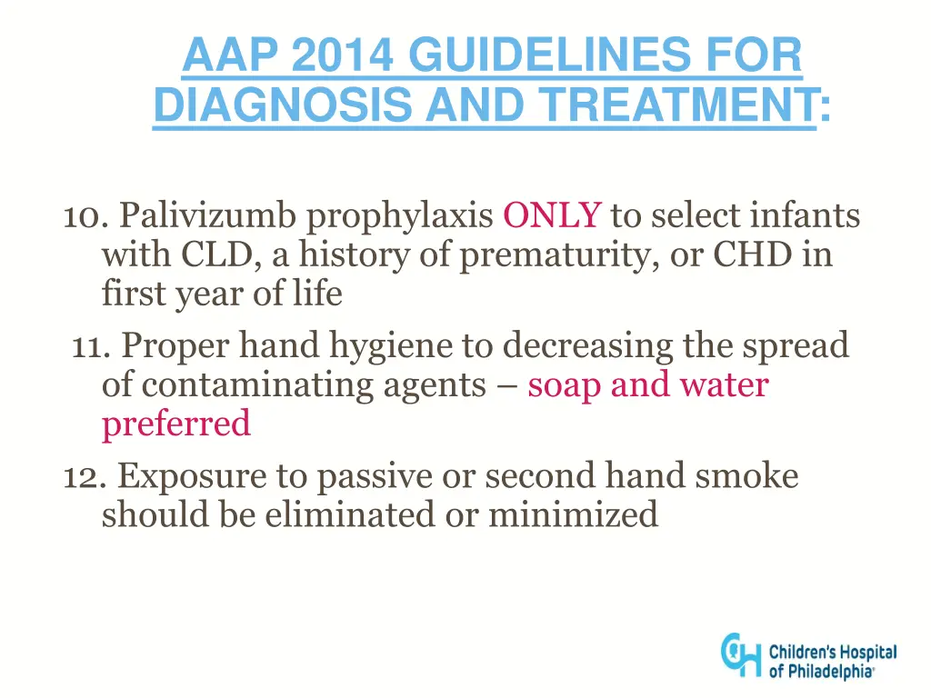 aap 2014 guidelines for diagnosis and treatment 2